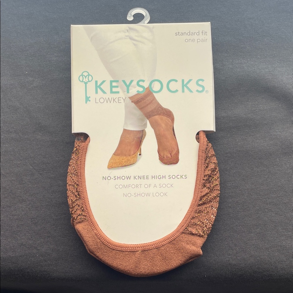 Keysocks No-Show Knee High Socks